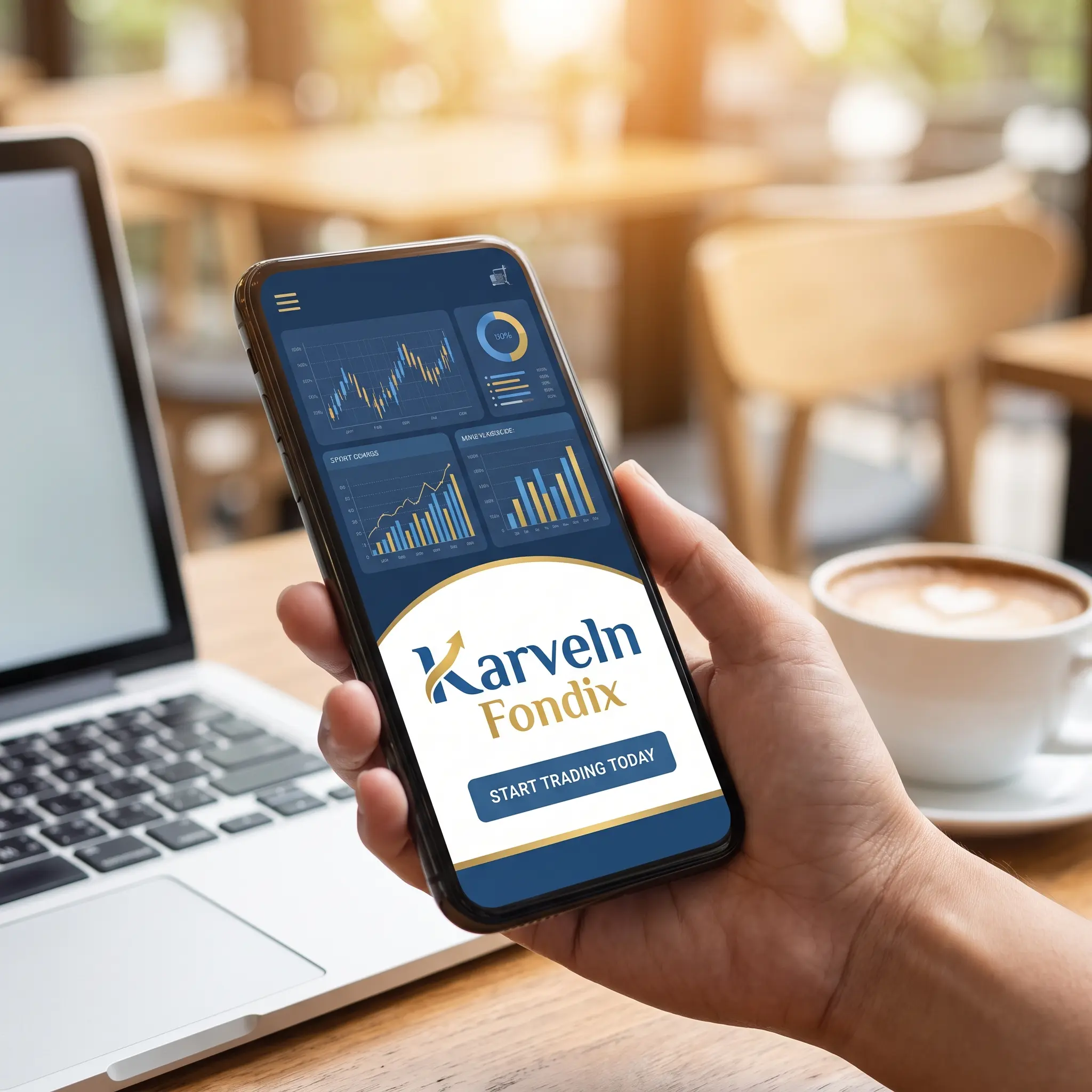 Start trading today with the amazing Karveln Fondix App system.
