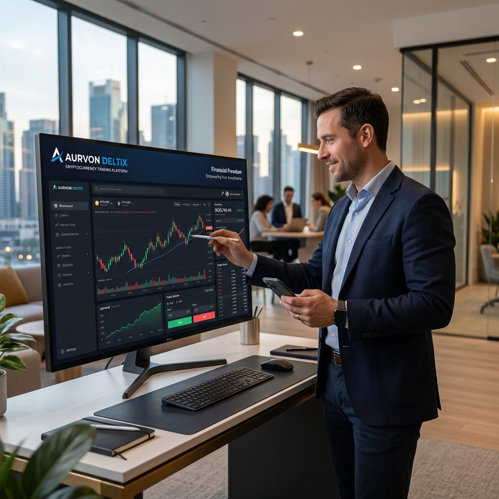 Discover financial freedom today using the ultimate Aurvon Deltix App.